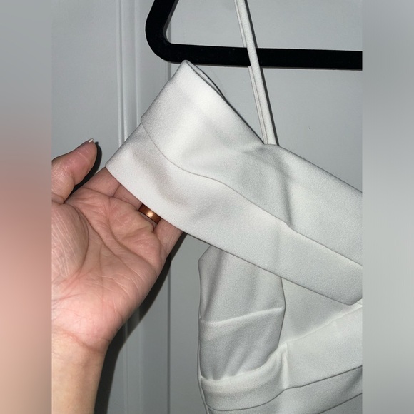 Windsor Valeria Formal Off The Shoulder Crepe Midi Dress Women’s size S - Picture 4 of 8